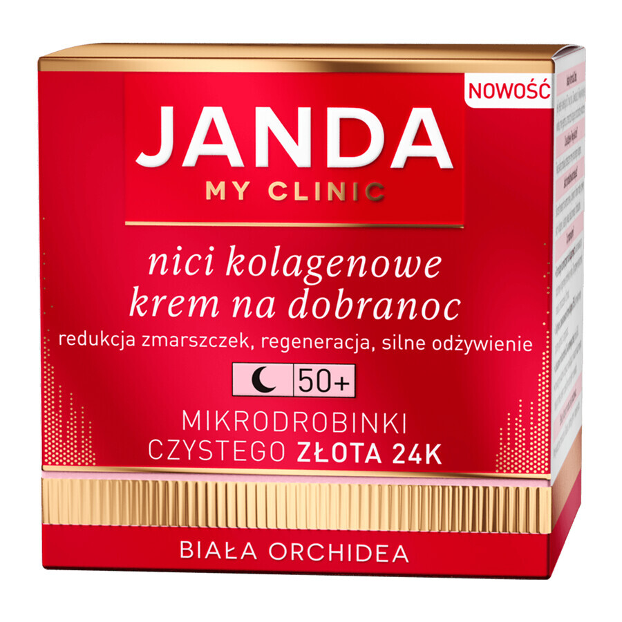 Shop Janda My Clinic Collagen Threads 50+, Creme zum Schlafengehen, 50 ml Janda My Clinic Collagen Threads 50+, Creme zum Schlafengehen, 50 ml