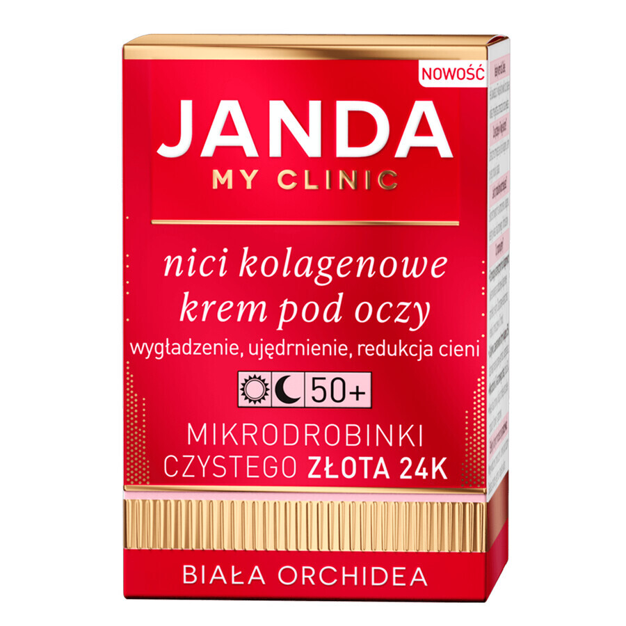 Shop Janda My Clinic Collagen Threads 50+, Augencreme, 15 ml Janda My Clinic Collagen Threads 50+, Augencreme, 15 ml