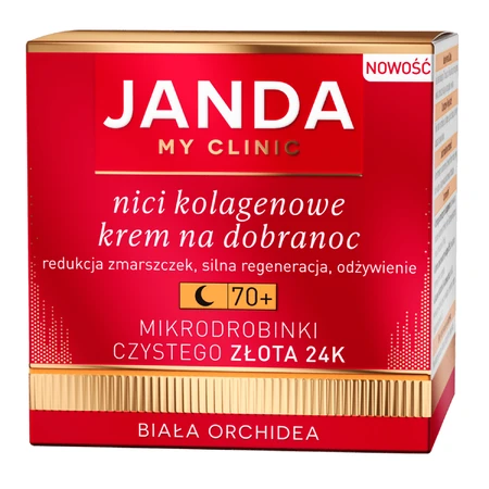 Janda My Clinic Collagen Threads 70+, Creme zum Schlafengehen, 50 ml