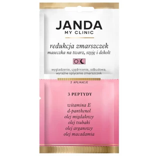 Janda My Clinic Collagen Threads, gezichts-, hals- en decolletémasker, 3 peptiden, 8 ml