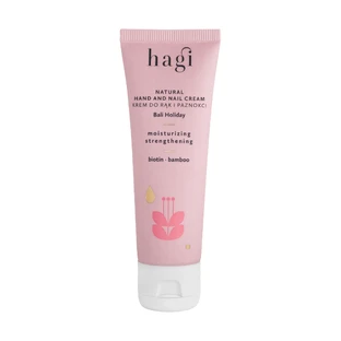 Hagi Holidays in Bali, natürliche Hand- und Nagelcreme, feuchtigkeitsspendend und stärkend, 50 ml