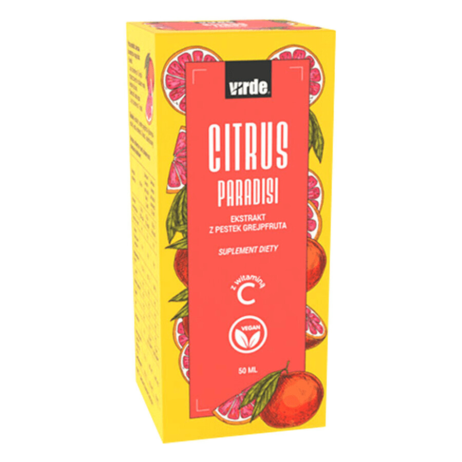 Shop Virde Citrus Paradisi, Grapefruit-Extrakt, 50 ml Virde Citrus Paradisi, Grapefruit-Extrakt, 50 ml