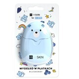 HiSkin For Kids, soap with flakes, Blueberry, 50 pcs