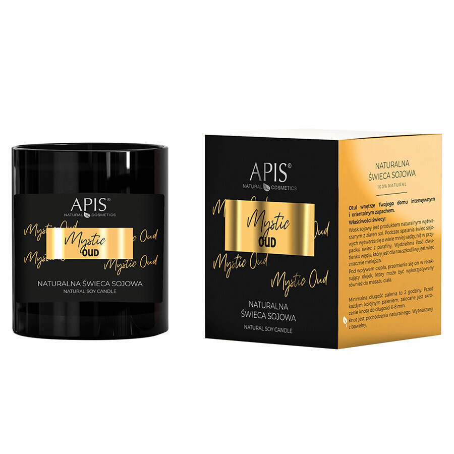 Buy Apis Mystic Oud, natural soy candle, 220 g Apis Mystic Oud, natural soy candle, 220 g