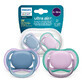 Avent Ultra Air, t&#233;tine, silicone, sym&#233;trique, unisexe, SCF085/34, 6-18 mois, 2 pi&#232;ces