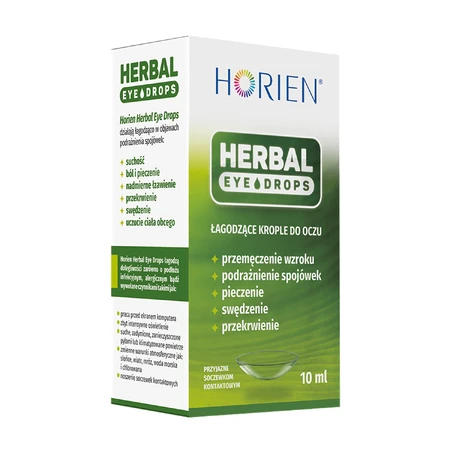 Horien Kruiden Oogdruppels, verzachtende oogdruppels, 10 ml