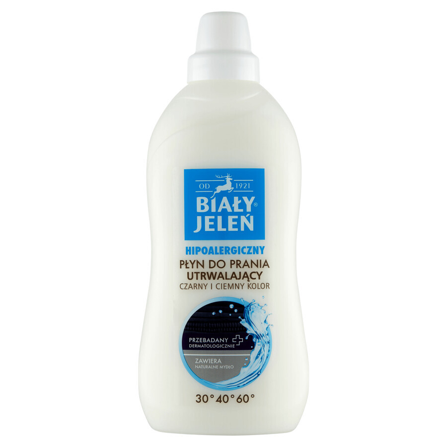 Buy Hypoallergenic washing liquid for fixing white, dark and black deer colors, 1 l Hypoallergenic washing liquid for fixing white, dark and black deer colors, 1 l