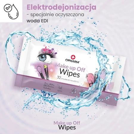 Opharm Make Up Off Wipes, make-up remover doekjes, 32 stuks