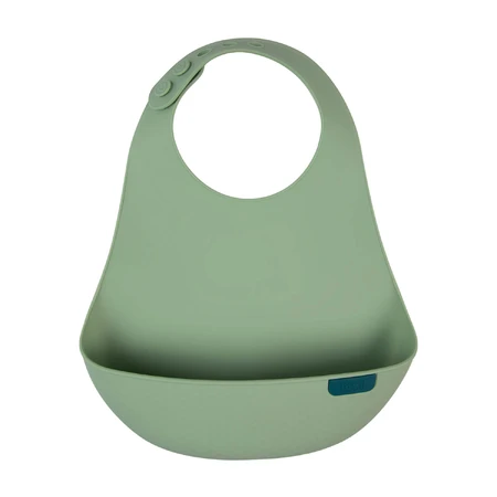 Lovi, Silikonlätzchen mit Tasche, Pistazie, 1 Stück