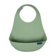 Lovi, silicone bib with pocket, pistachio, 1 pc