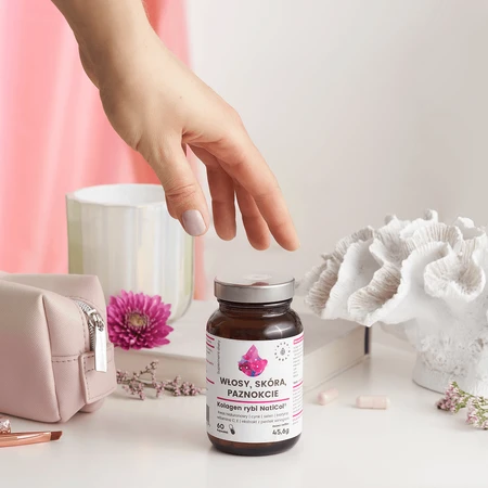 Aura Herbals Haar, Huid, Nagels, NatiCol viscollageen, 60 capsules