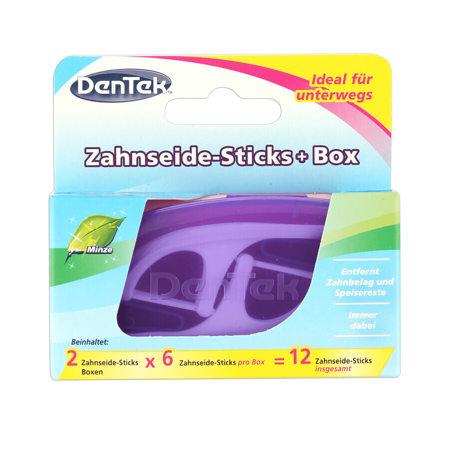 Buy DenTek On-The-Go Toothpicks with Dental Floss, 12 pcs DenTek On-The-Go Toothpicks with Dental Floss, 12 pcs