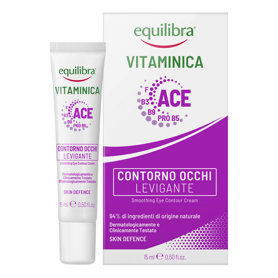 Boutique Equilibra Vitaminica, crème lissante pour les yeux, 15 ml Equilibra Vitaminica, crème lissante pour les yeux, 15 ml