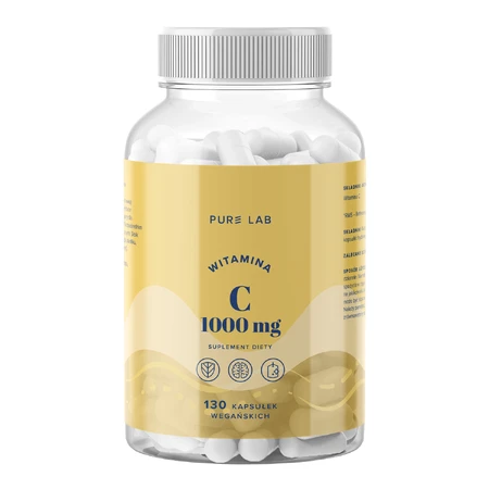 Pure Lab Vitamin C 1000 mg, 130 vegan capsules