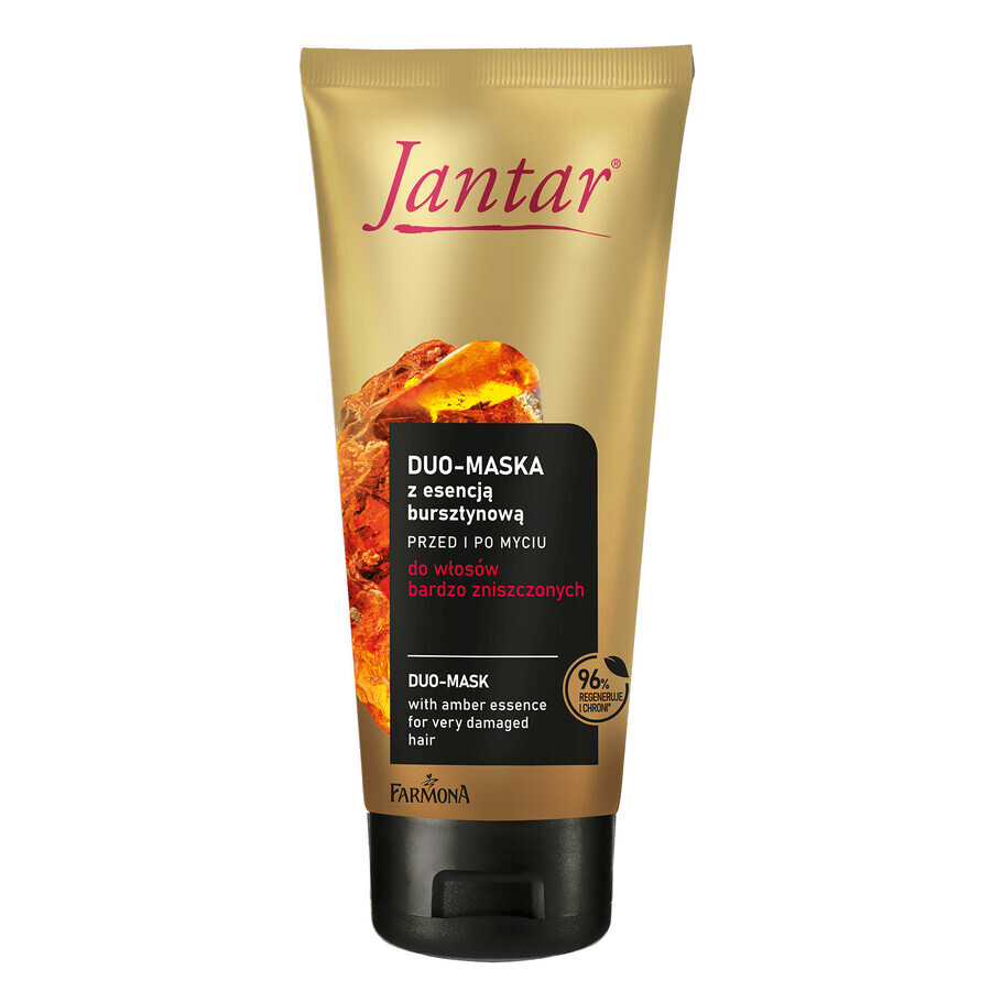 Comprar Farmona Jantar, mascarilla dúo con esencia de ámbar, cabello muy dañado, 200 ml Farmona Jantar, mascarilla dúo con esencia de ámbar, cabello muy dañado, 200 ml