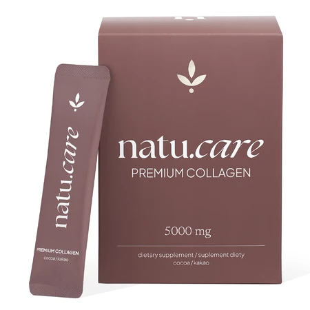 Natu.Care Premium Colágeno 5000 mg, cacao, 30 sobres