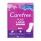 Serviettes hygiéniques Carefree, plus large, parfum léger, 48 pièces