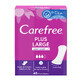 Carefree Damenbinden, plus gro&#223;, leichter Duft, 48 St&#252;ck