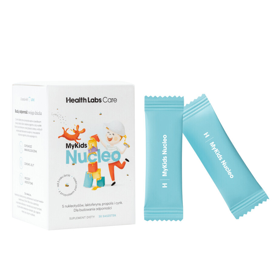 Boutique Health Labs MyKids Nucleo, goût framboise, 30 sachets Health Labs MyKids Nucleo, goût framboise, 30 sachets