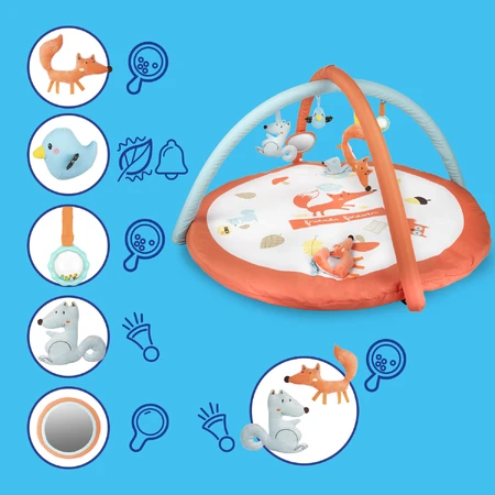 Canpol Baby's, educatieve mat, Vos, vanaf de geboorte, 1 stuk