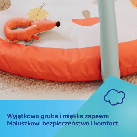 Canpol Baby's, educatieve mat, Vos, vanaf de geboorte, 1 stuk