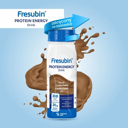 Fresubin Protein Energy, voedingspreparaat, chocoladesmaak, 4x200 ml