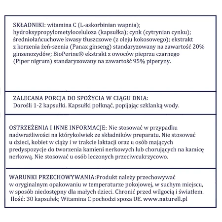 Naturell C 1000+, 90 Kapseln