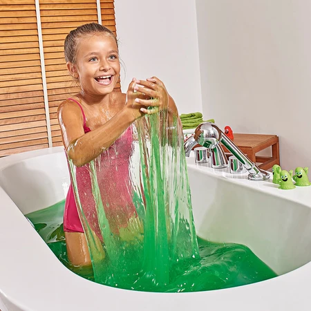 Zimpli Kids Slime Baff, set para hacer pegamento, verde, a partir de 3 años