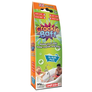 Zimpli Kids Crackle Baff Colour, polvo de baño para disparar, 3 colores, a partir de 3 años, 300 g