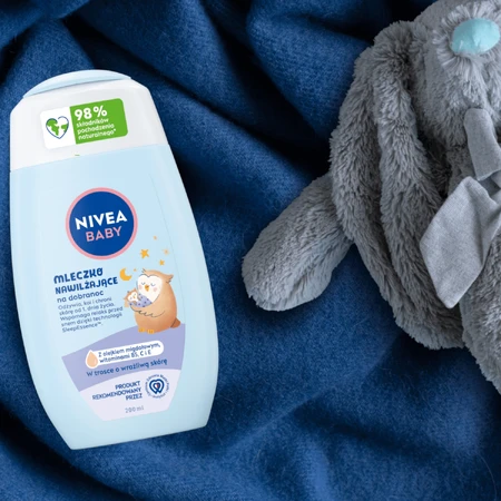 Nivea Baby, leche hidratante antes de dormir, a partir del 1 día de edad, 200 ml