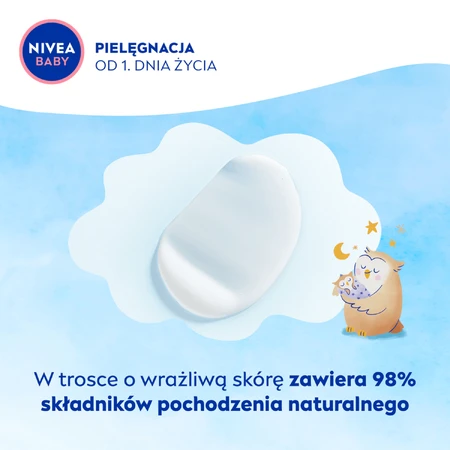 Nivea Baby, leche hidratante antes de dormir, a partir del 1 día de edad, 200 ml