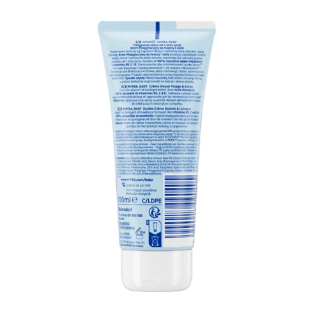 Nivea Baby, crème de soin pour le visage et le corps, dès le premier jour, 100 ml