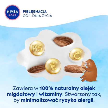 Nivea Baby, face and body care cream, from the first day, 200 ml