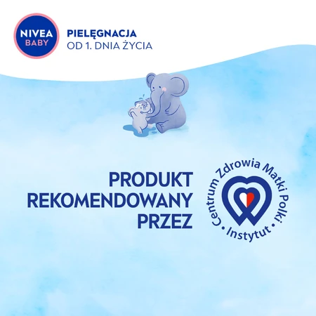 Nivea Baby, gel nettoyant 2-en-1 pour le corps et les cheveux, dès le premier jour, 500 ml