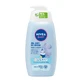 Nivea Baby, gel nettoyant 2-en-1 pour le corps et les cheveux, dès le premier jour, 500 ml