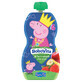 BoboVita Peppa Pig Mousse en tube, pomme et fraise avec banane, apr&#232;s 6 mois, 100 g