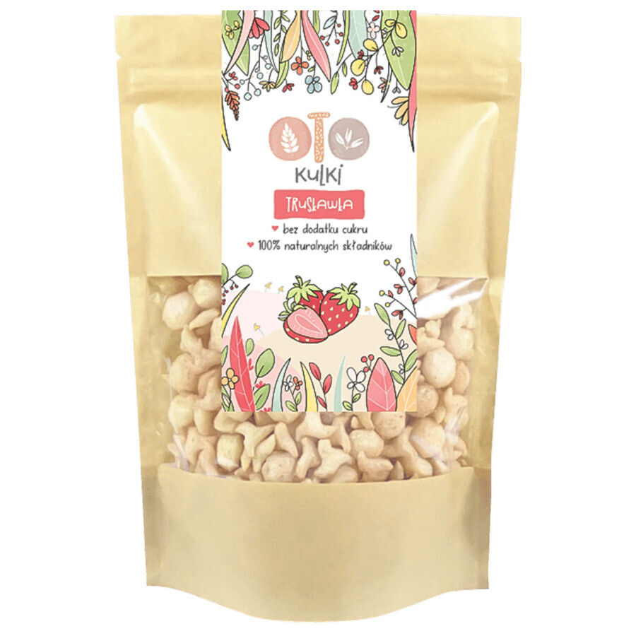 Cumpără OtoLandia OTO Balls Strawberry, cereale pentru micul dejun, 110 g OtoLandia OTO Balls Strawberry, cereale pentru micul dejun, 110 g