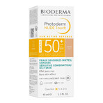Set Bioderma Photoderm, fond de teint minéral à effet nude, léger, SPF 50+, 40 ml + gel-crème apaisant pour prolonger le bronzage, 100 ml Set Bioderma Photoderm, fond de teint minéral à effet nude, léger, SPF 50+, 40 ml + gel-crème apaisant pour prolonger le bronzage, 100 ml