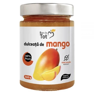 Mango jam, sugar free, 360g, Dacia Plant