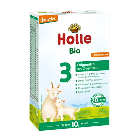 Holle Bio 3, auf Ziegenmilchbasis, ab 10 Monaten, 400 g