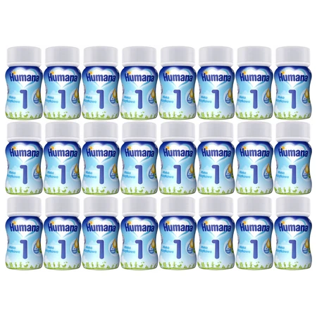 Humana 1, 24 x 90 ml trinkfertige Säuglingsmilch, ab Geburt