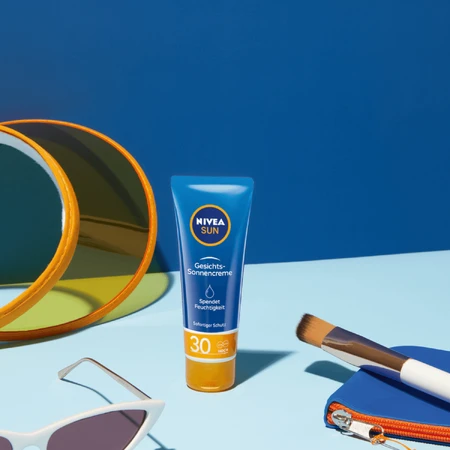 Nivea Sun, protector solar facial hidratante de alta protección, SPF 30, 50 ml