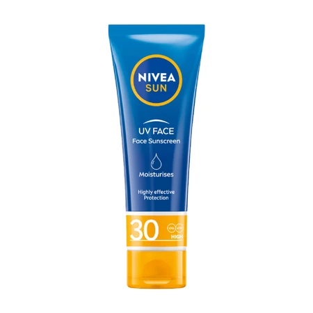 Nivea Sun, protector solar facial hidratante de alta protección, SPF 30, 50 ml