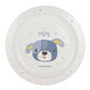 Canpol Babies, assiette b&#233;b&#233; en plastique, Animaux mignons, 4/411, bleu, &#224; partir de 9 mois, 1 pi&#232;ce