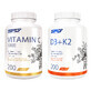 Set SFD Vitamina C 1000, 200 comprimate + D3 + K2, 200 comprimate