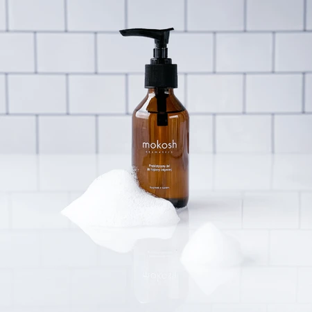 Mokosh, gel prébiotique pour l'hygiène intime, calendula avec avoine, 100 ml