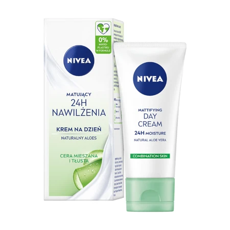 Nivea 24h Hydration, mattierende Tagescreme, fettige Haut und Mischhaut, 50 ml