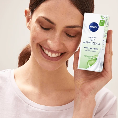 Nivea 24h Hydration, mattierende Tagescreme, fettige Haut und Mischhaut, 50 ml