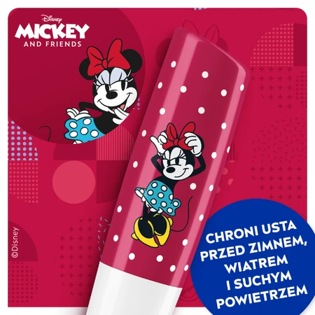 Nivea Minnie Mouse, lipstick, care, Cherry Cupcake, 4.8 g