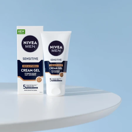 Nivea Men Sensitive, gel-crema facial, 50 ml